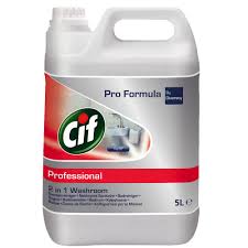 Cif Prof. Nettoyant sanitaire 2en1 - 2x5L
